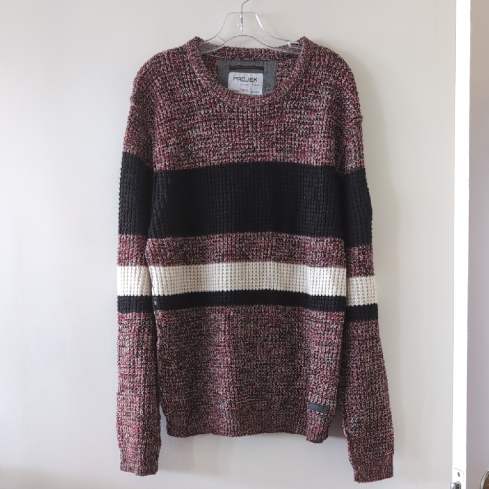 projek Raw Men's Striped Sweater Size XL